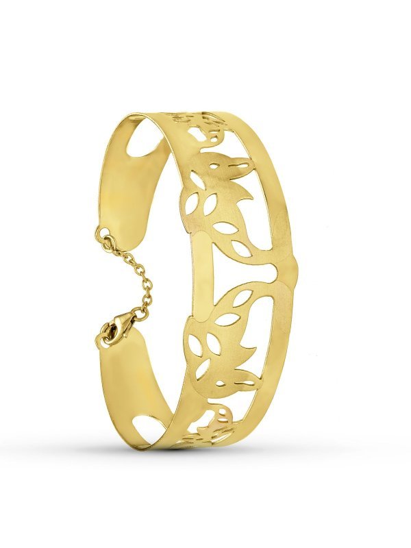18K PULSERA RIGIDA ORO AMARILLO...