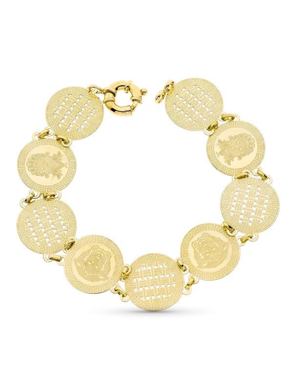 18K PULSERA ORO AMARILLO MONEDA...