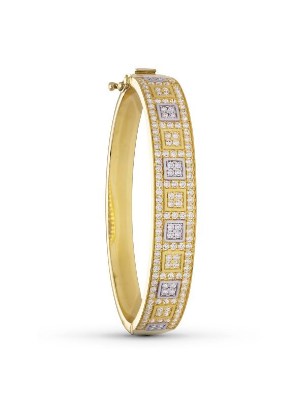 18K PULSERA RIGIDA ORO BICOLOR...