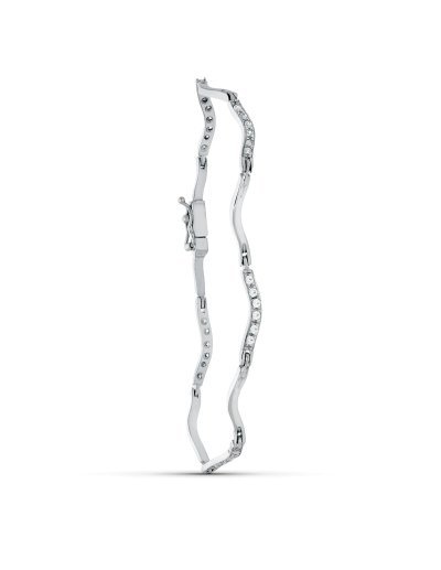 18K PULSERA ORO BLANCO...