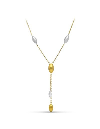 18K GARGANTILLA ORO BICOLOR...