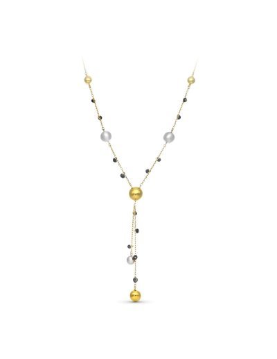 18K GARGANTILLA ORO BICOLOR...
