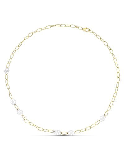18K GARGANTILLA ORO BICOLOR...