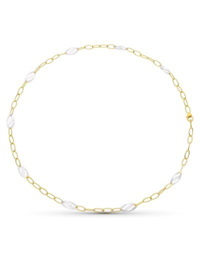 18K GARGANTILLA ORO BICOLOR...