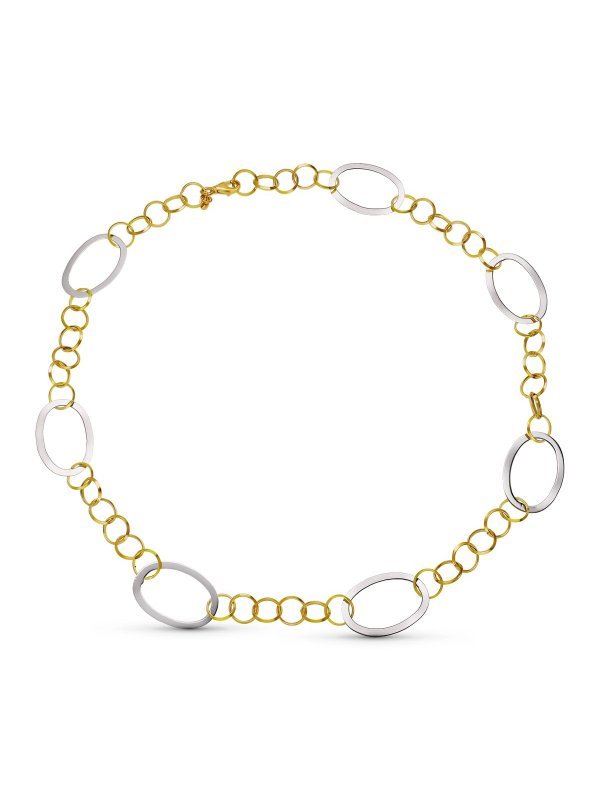 18K GARGANTILA COLLAR BICOLOR...