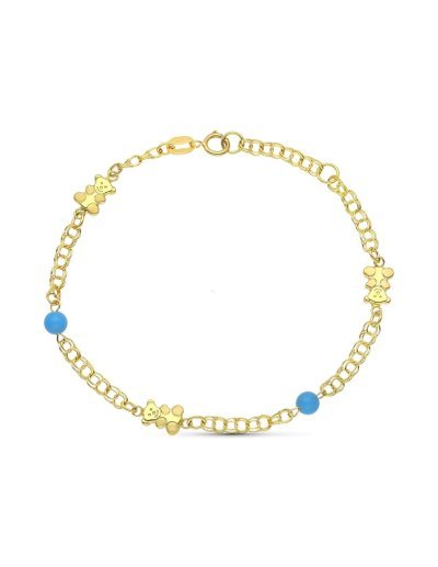 18K PULSERA ORO AMARILLO...