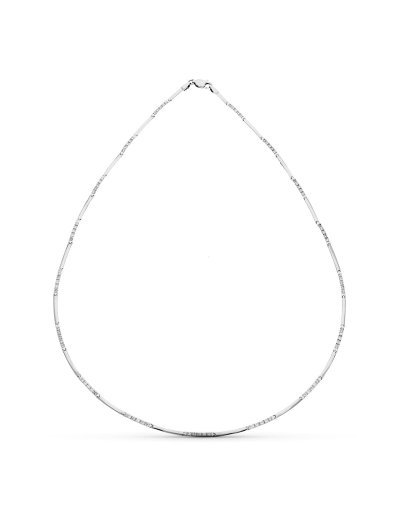 18K GARGANTILLA ORO BLANCO...