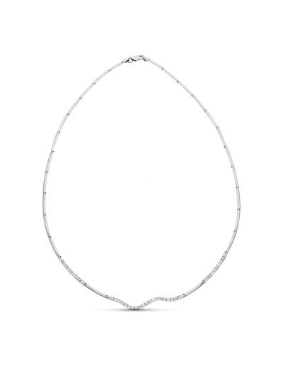 18K GARGANTILLA ORO BLANCO...