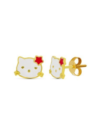 18K PENDIENTES ORO AMARILLO...