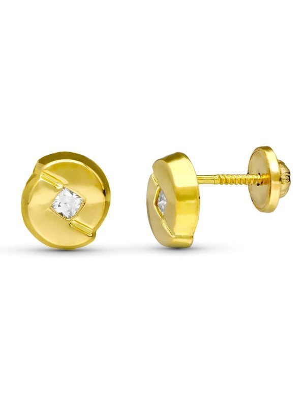 18K PENDIENTES ORO AMARILLO...