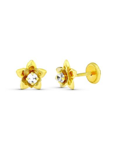 18K PENDIENTES ORO AMARILLO...