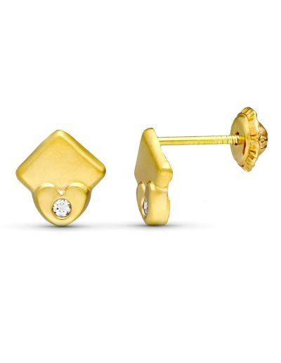 18K PENDIENTES ORO AMARILLO...