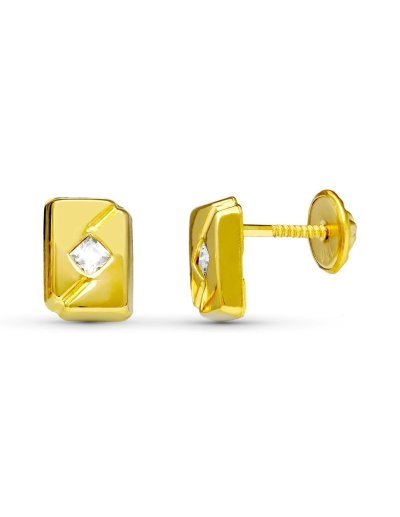 18K PENDIENTES ORO AMARILLO...