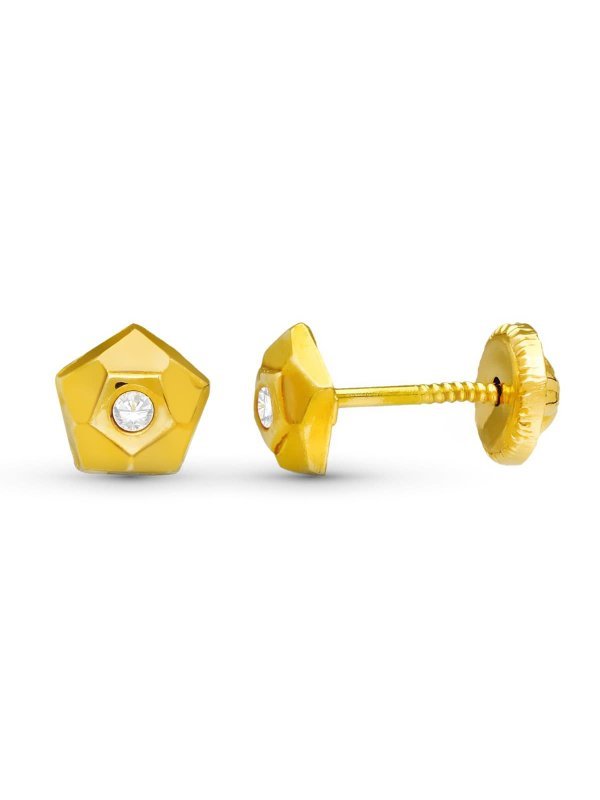 18K PENDIENTES ORO AMARILLO...