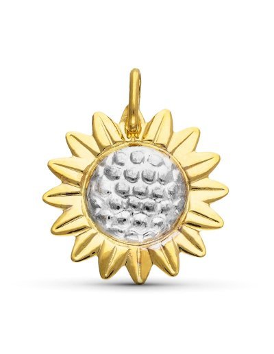 18K COLGANTE ORO BICOLOR...