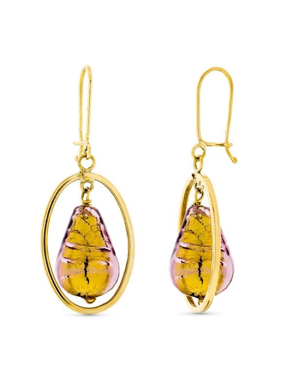 18K PENDIENTES ORO AMARILLO LARGO...