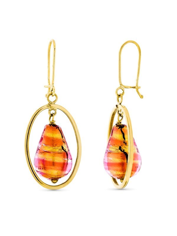 18K PENDIENTES ORO AMARILLO LARGO...