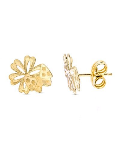 18K PENDIENTES ORO AMARILLO...
