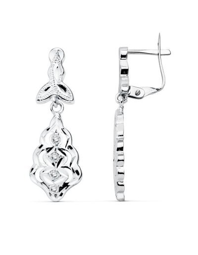 18K PENDIENTES CUBANAS ORO...