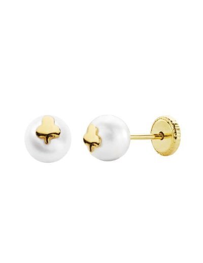 18K PENDIENTES ORO AMARILLO...
