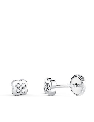 18K PENDIENTES CIRCONITAS...