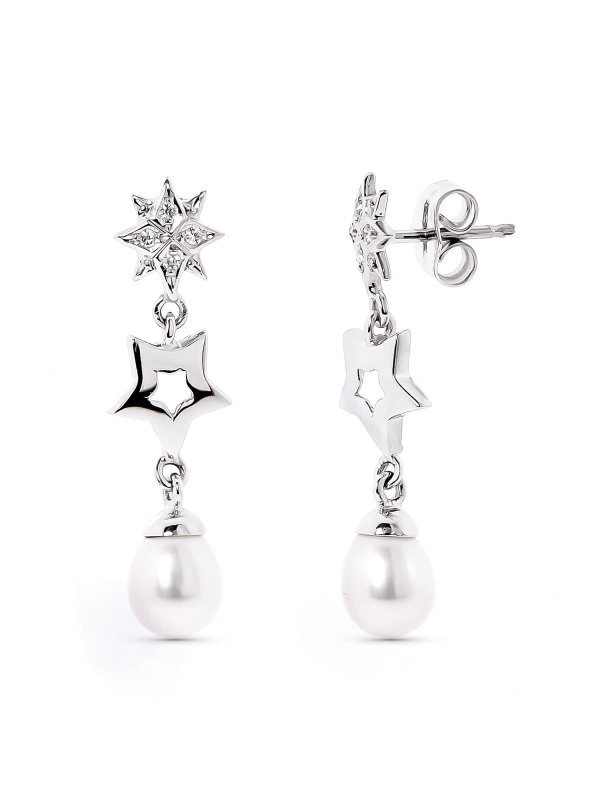 18K PENDIENTES LARGOS PRESION ORO...