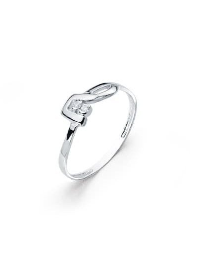 18K SORTIJA ORO BLANCO...