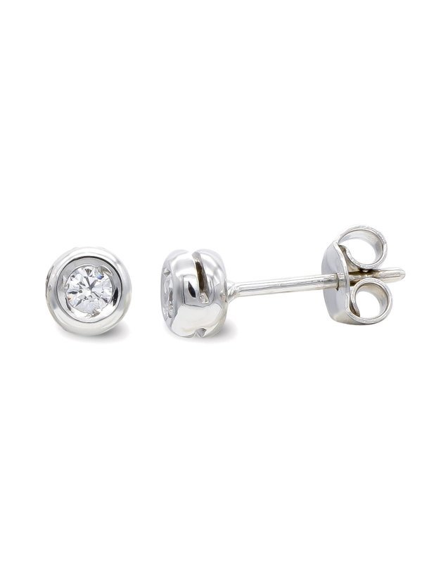 18K PENDIENTES ORO BLANCO Y COLGANTE...