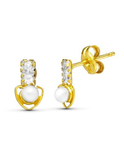 18K PENDIENTES ORO AMARILLO...