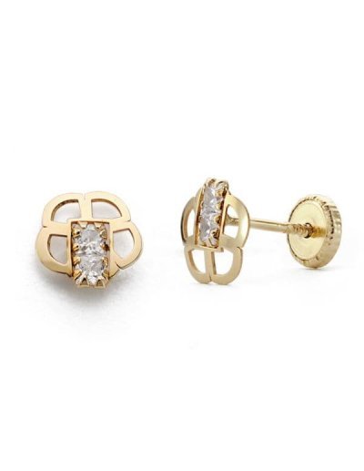 18K PENDIENTES ORO AMARILLO...