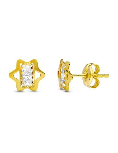 18K PENDIENTES ORO AMARILLO...