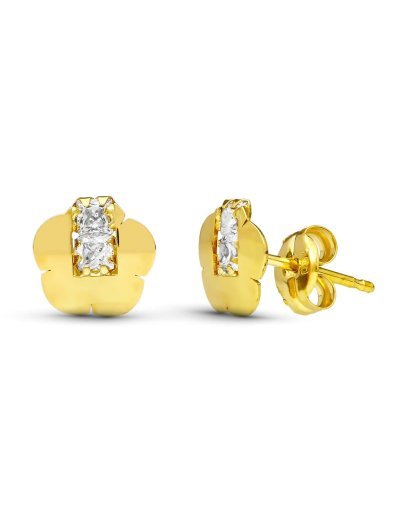 18K PENDIENTES ORO AMARILLO...