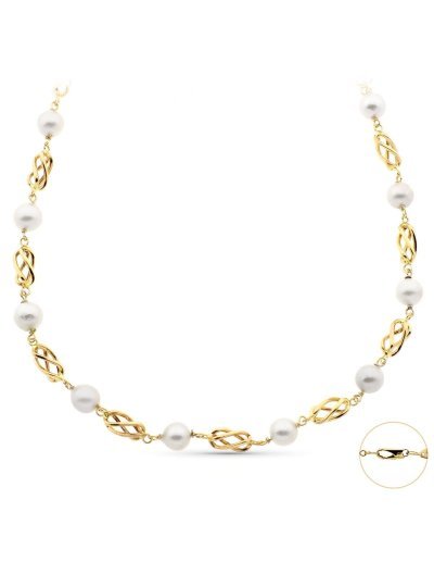 18K COLLAR ORO AMARILLO CON...