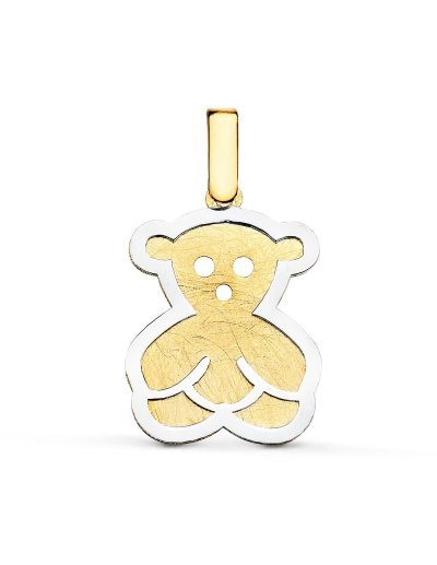 18K COLGANTE ORO BICOLOR...