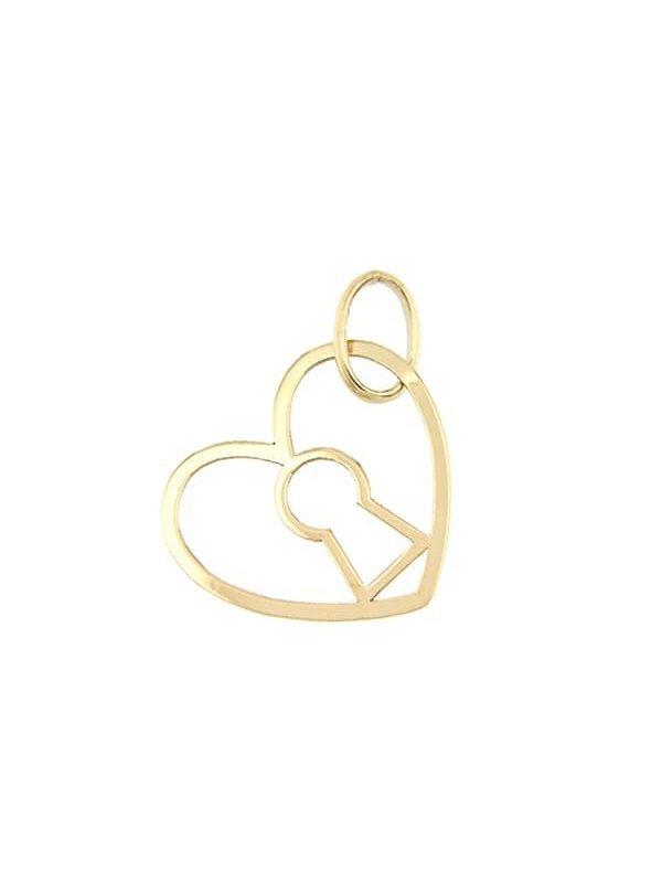 18K COLGANTE ORO AMARILLO CORAZON...