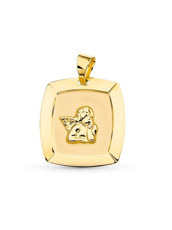 18K MEDALLA ORO AMARILLO ANGEL BURLON...