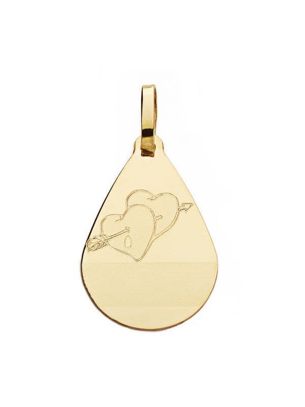 18K COLGANTE ORO AMARILLO GOTA...