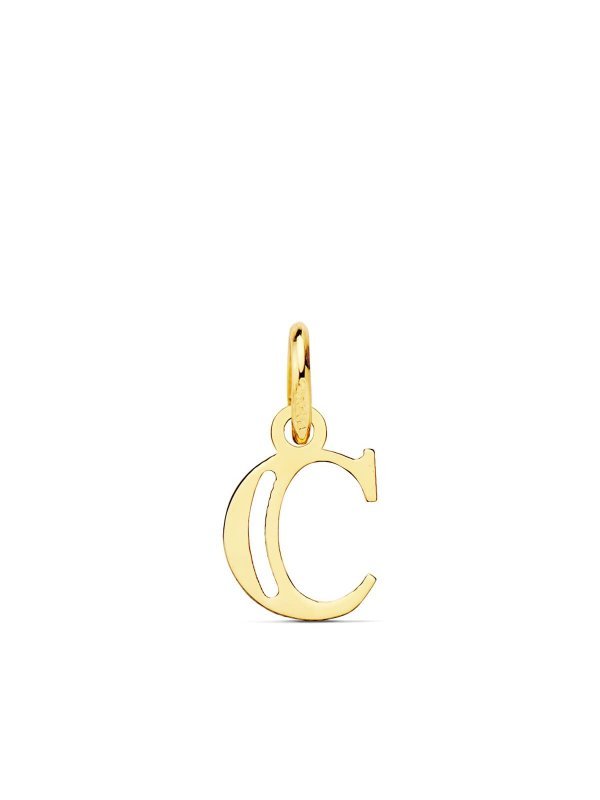 18K COLGANTE LETRA  C  11X9 MM
