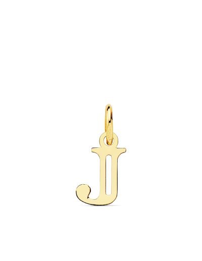 18K COLGANTE LETRA  J  ....