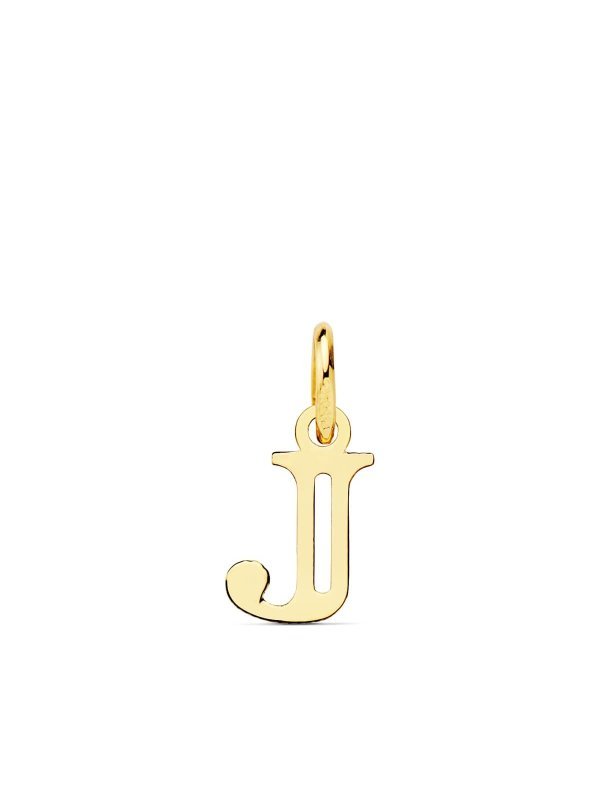 18K COLGANTE LETRA  J  . 11X8 MM
