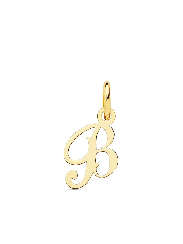 18K COLGANTE LETRA  B  11X10 MM