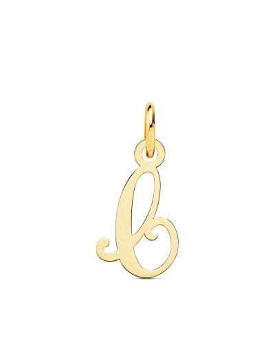 18K COLGANTE LETRA  C  15X9 MM
