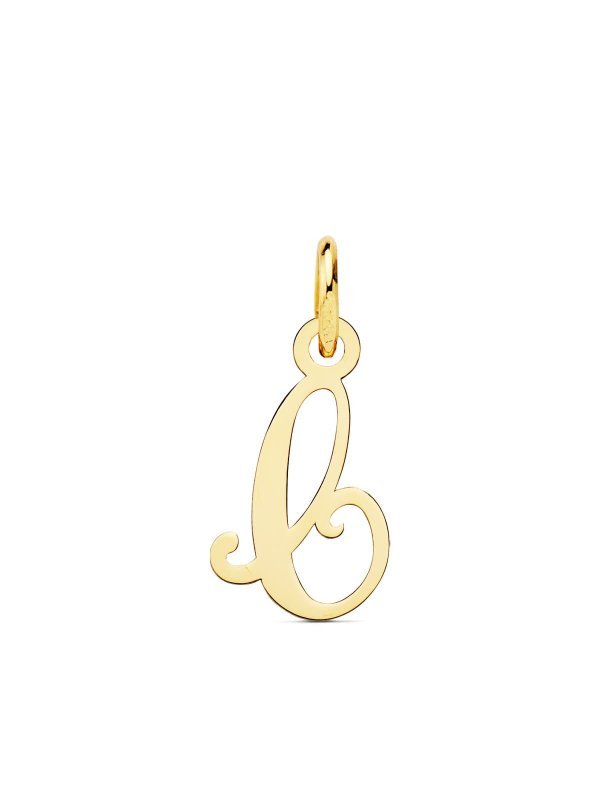 18K COLGANTE LETRA  C  15X9 MM