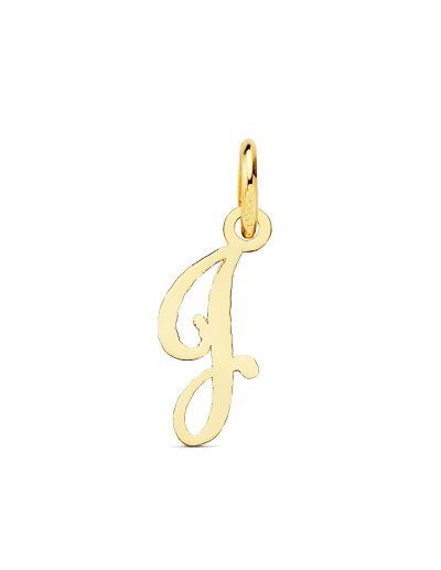 18K COLGANTE LETRA  J  ....