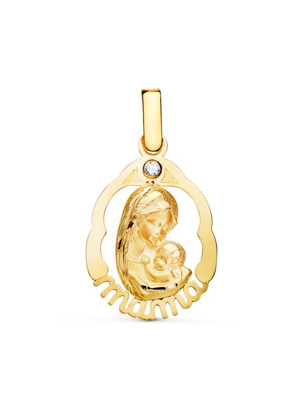 18K COLGANTE ORO AMARILLO MADRE...