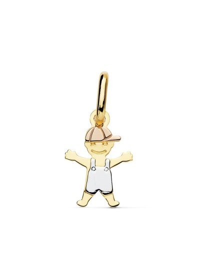 18K COLGANTE ORO TRICOLOR...