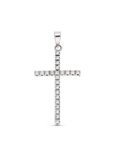 18K CRUZ CIRCONITAS 31X17 MM