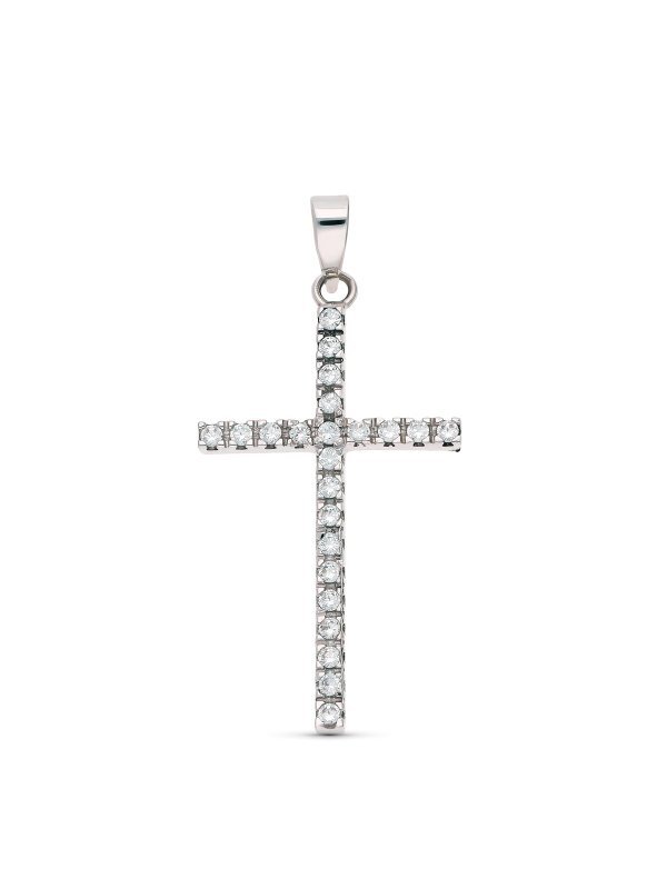 18K CRUZ CIRCONITAS 31X17 MM