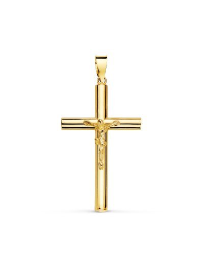 18K CRUZ ORO AMARILLO CON...