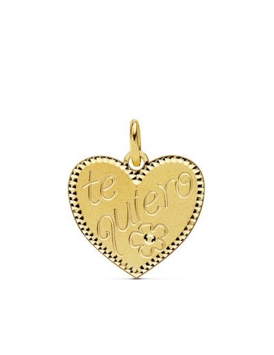 18K COLGANTE CORAZON  TE...